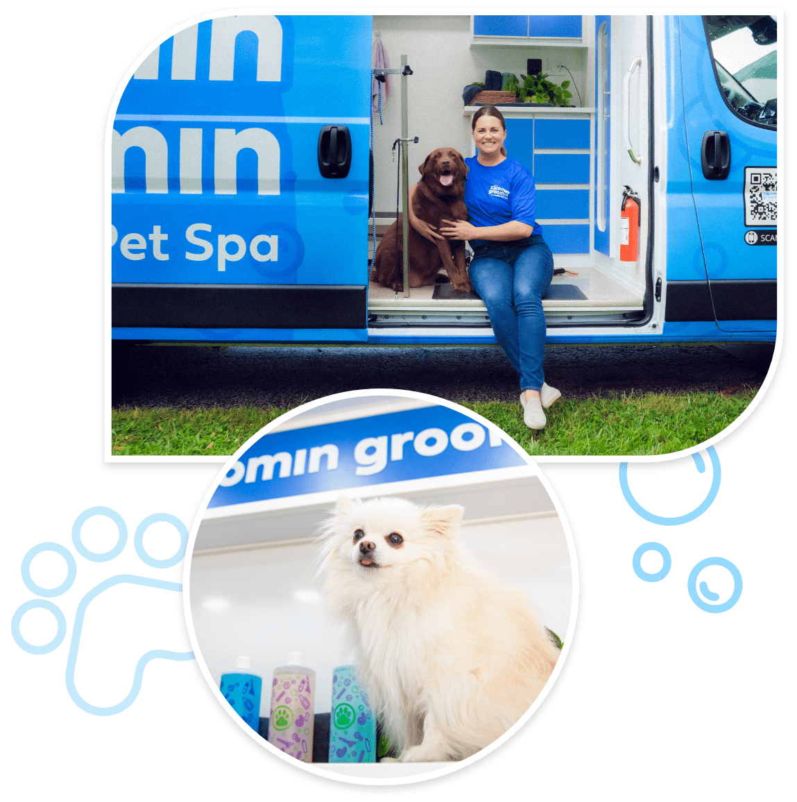 mobile pet groomers